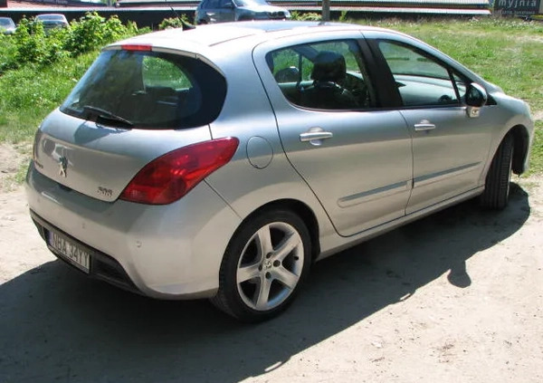 Peugeot 308 cena 10999 przebieg: 191000, rok produkcji 2008 z Olsztyn małe 106